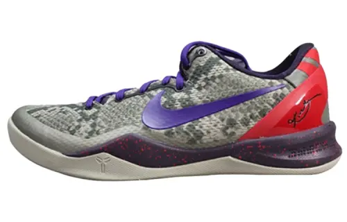Nike Kobe 8 Zoom, practical, comfortable, non-slip, lightweight, low-top basketball shoes, men's gray