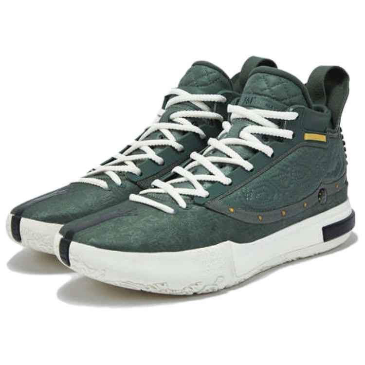 361° Joker Yokei Generation One Cushioning, Abrasion Resistant, Height Increasing High Top Basketball Shoes Men’s Green