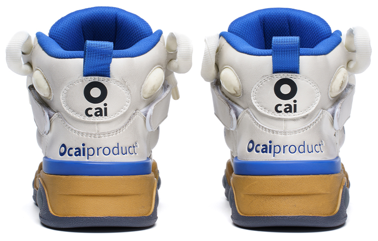 WHOOSIS x Ocai Retro High Artificial Leather Slip Resistant Abrasion Resistant High top Basketball Shoes Unisex