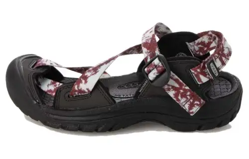Keen Zerraport 2 Casual Beach Sandals Women's Black Red