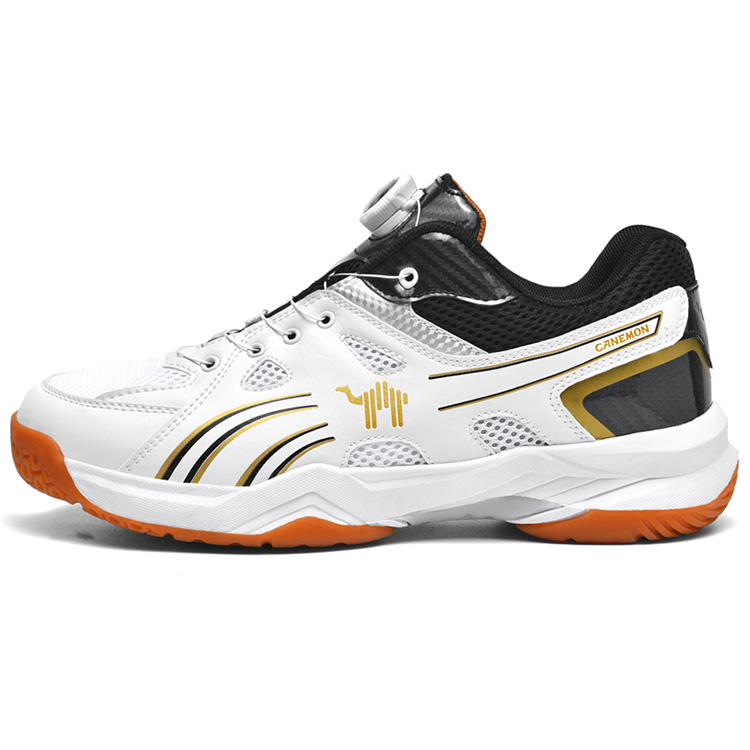 LINGHANGLUOTUO Badminton Shoes Unisex Low Top Black/Gray/Blue