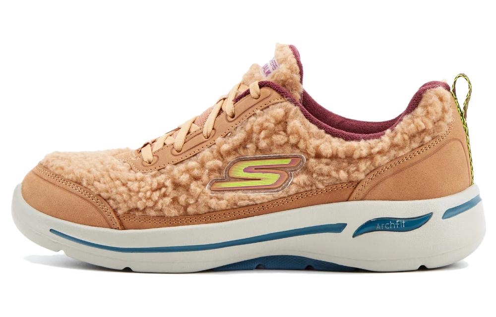 Skechers Go Walk Arch Fit Snow Bound Textile, Leather Low top Hiking Shoes Women's Brown