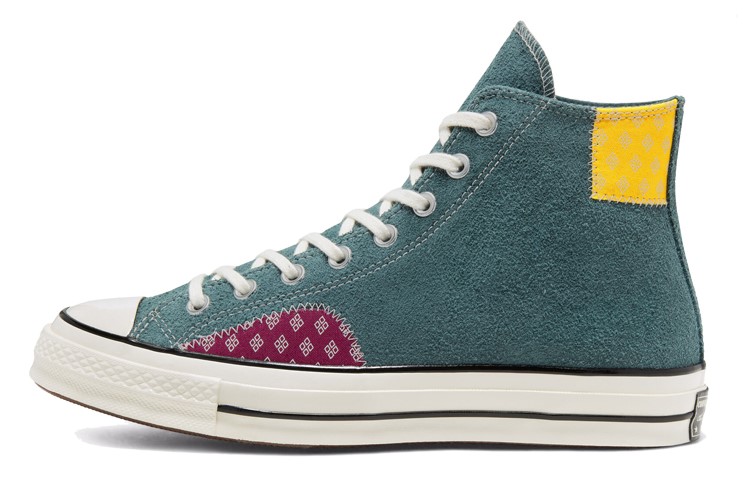 Кеды Converse Chuck 70 High (желто-зеленые)