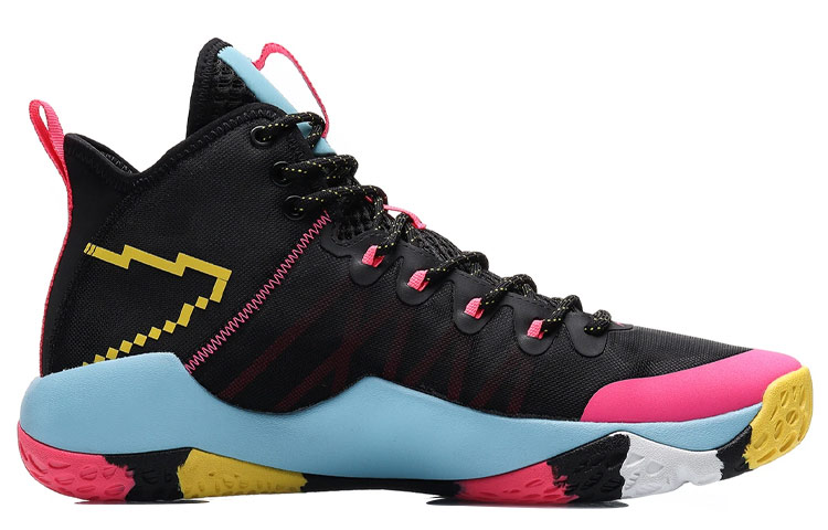 Li Ning Combat Hi Sonic Basketball Shoes Men’s Black Blue