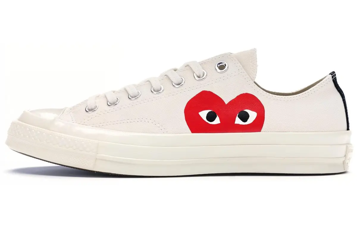 Chuck 70 Comme des Garçons Play x Chuck 70 Converse Low 'Milk'