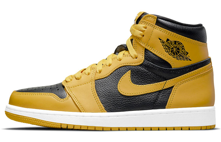 Кроссовки Jordan Air Jordan 1 Retro High OG "Pollen" (желто-черные)