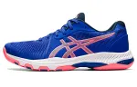 Asics Netburner Ballistic FF 2 Textile, Synthetic Leather Low top Vintage Basketball Shoes Unisex Blue Pink