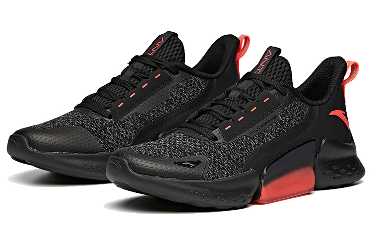 ANTA Variety Training Collection Training Shoes Men’s Low Top Black/Red