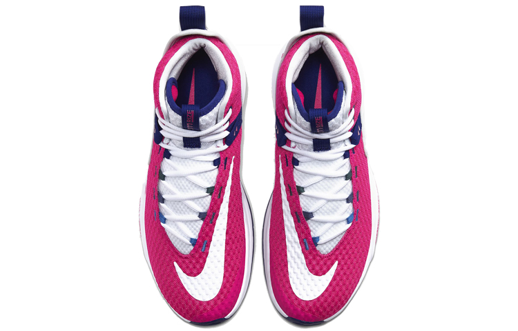 Баскетбольные кроссовки Nike Zoom Rize 1 Kay Yow (розово-белые) — фото 4