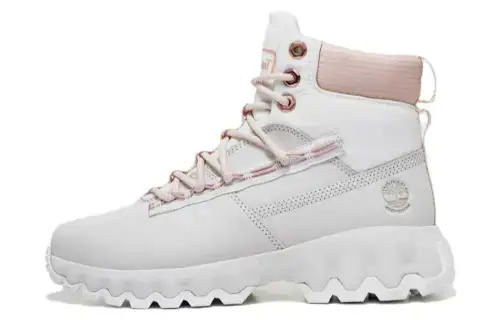 Timberland Greenstride Leather Ankle Boots Women's White
