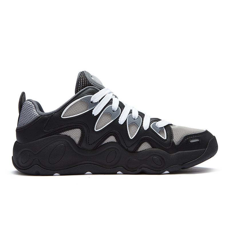 FILA FUSION VERTICAL Crack Shoes Low top Basketball Shoes Men’s Silver Gray Black