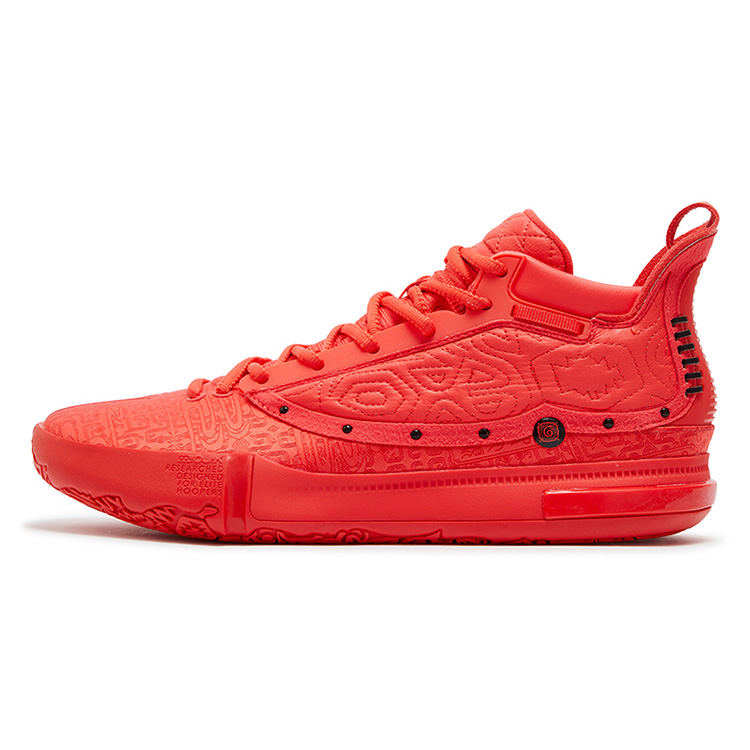 361° Joker Nikola Jokić The Legend Basketball Shoes Men’s Mid Top Bird Of Paradise Red/Obsidian Black