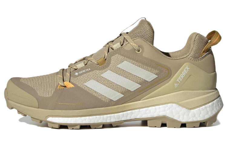 Adidas Terrex Skychaser Gore Tex 2.0 Hiking Fabric Slip Resistant Abrasion Resistant Low top Hiking Shoes Men's Khaki