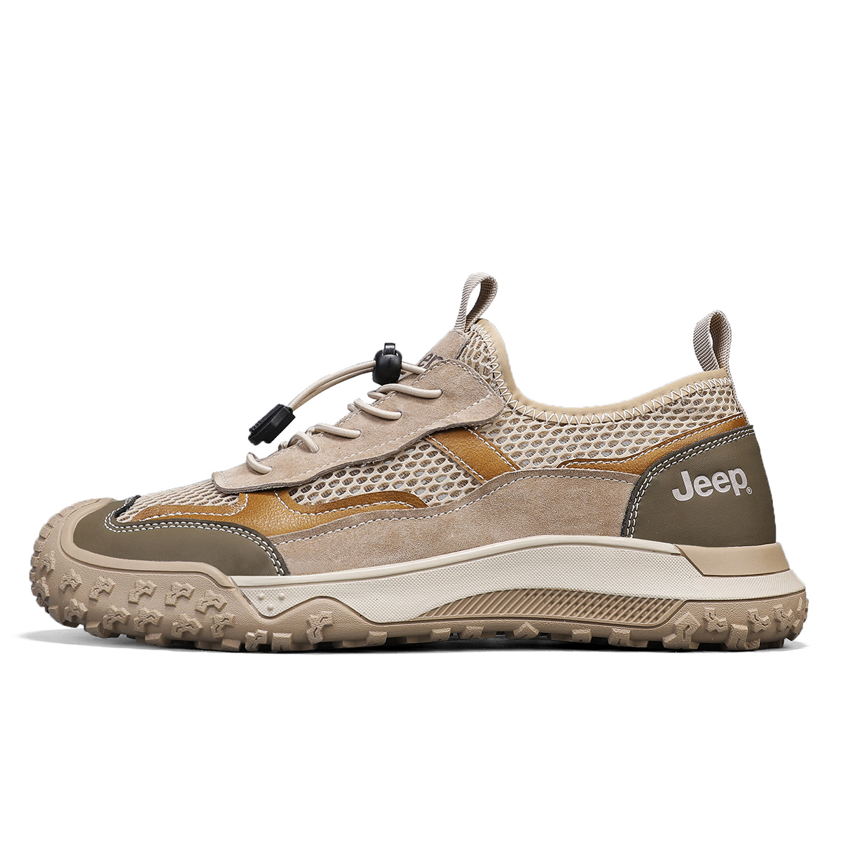 Jeep Cushioning Abrasion Resistant Breathable Coverage Low top Hiking Shoes Men’s