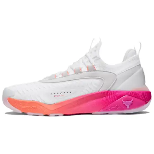 Under Armour Project Slip Resistant And Breathable Slip Resistant And Breathable Low top Training Shoes Men's White Red