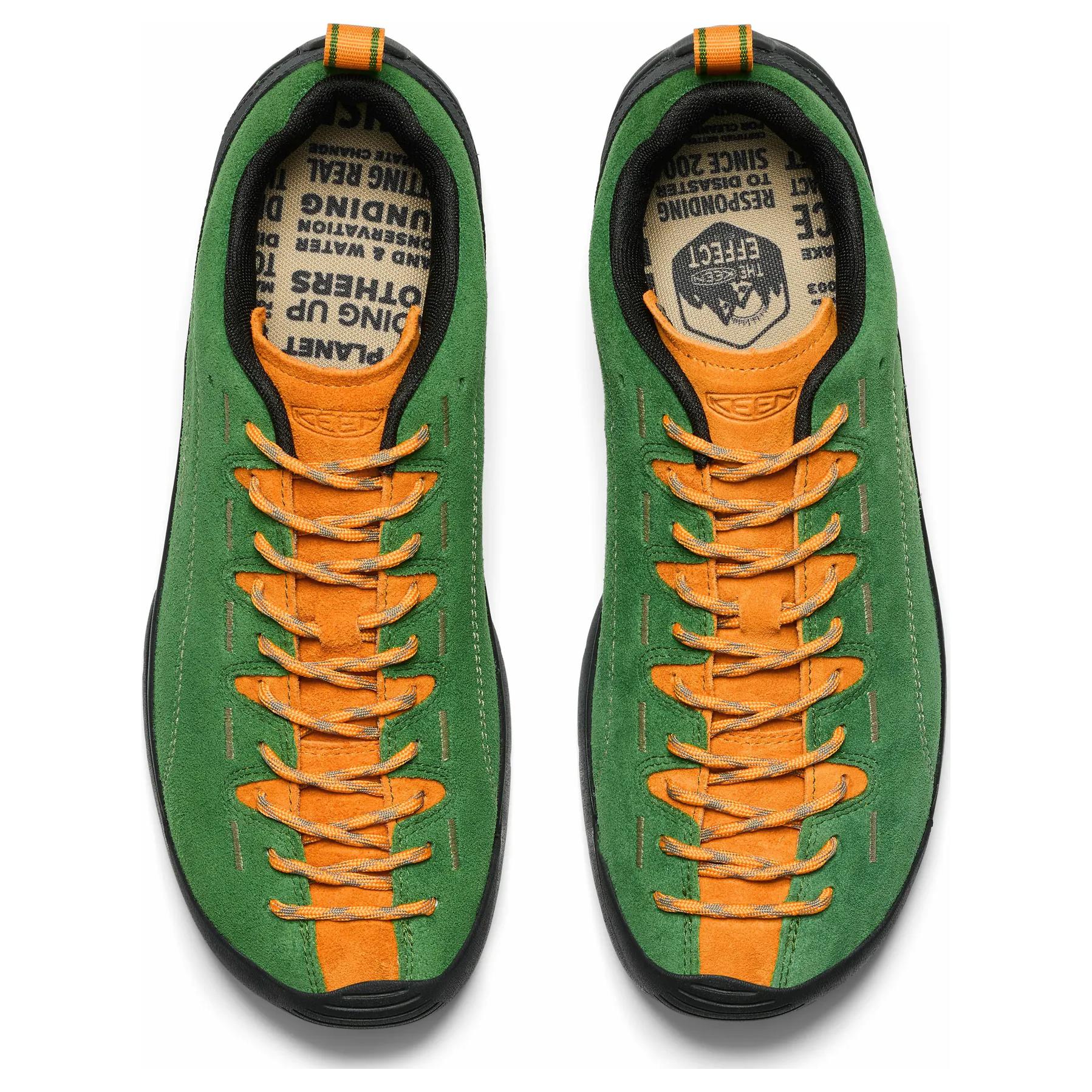 Keen Jasper Slip Resistant, Abrasion Resistant, Moisture Wicking Low top Mountaineering Shoes Men’s Green Black