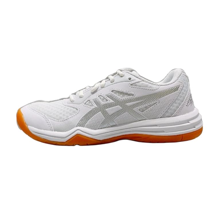 Женские кроссовки ASICS GEL-Upcourt 5 (бело-серые)