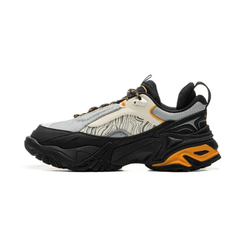 Li Ning CF Tracing, Qianhang Ce3 Slip Resistant Abrasion Resistant Low top Hiking Shoes Men's Black Gray