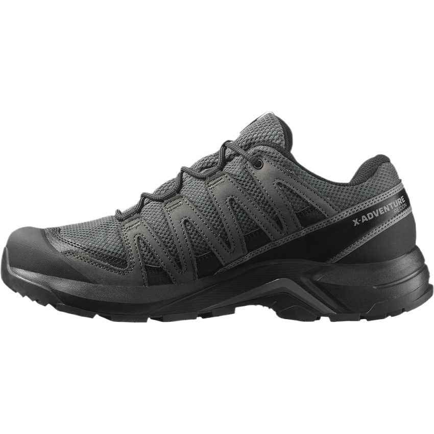 SALOMON X Adventure Leather Low top Mountaineering Shoes Men’s Black Gray