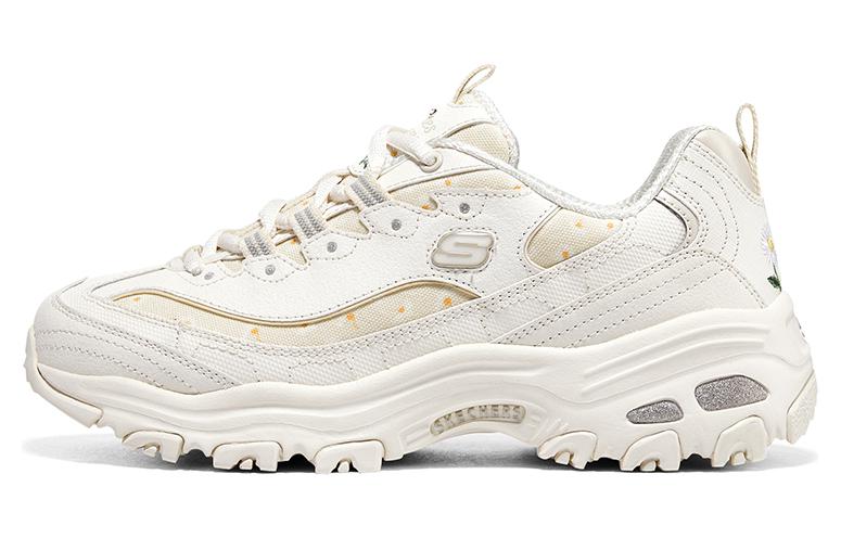 Женские кроссовки Skechers D'LITES 1.0 (белые)