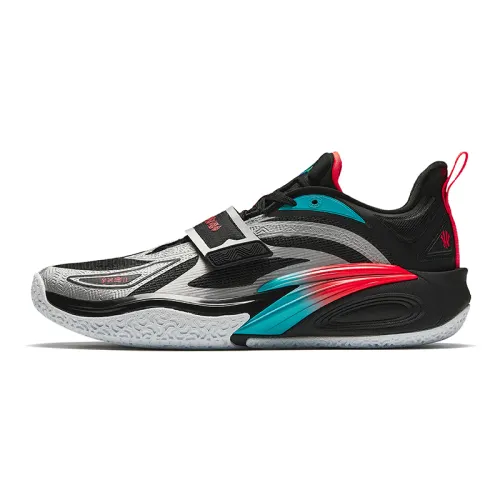 Anta KAI 1 Cushioning Slip Resistant Abrasion Resistant Low top Basketball Shoes Men's Black Red Blue