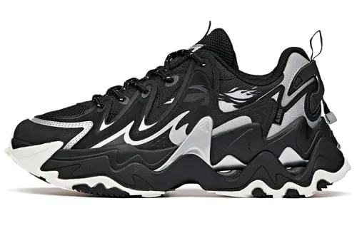 ANTA Hot Chunky Sneakers Men's Low Top Black/Silver
