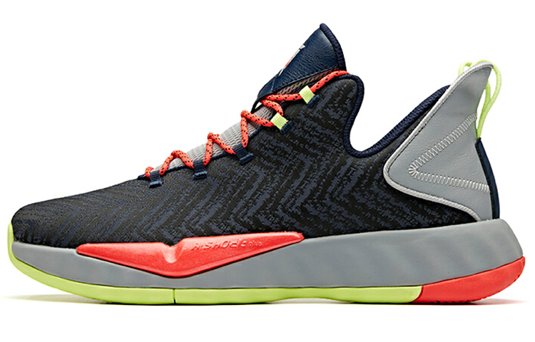 Anta Crazy 3 Cushioning Low top Basketball Shoes Men’s Gray Orange