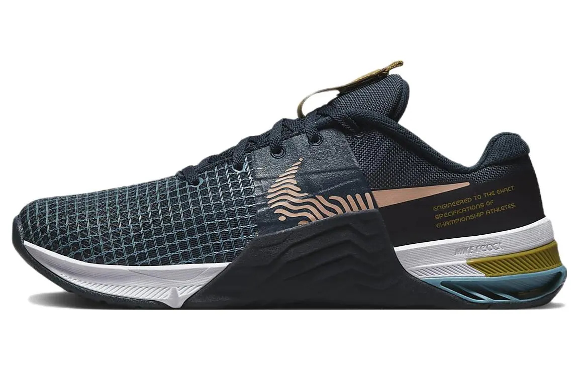 Nike Metcon 8 Armory Navy Obsidian Cerulean Arctic Orange