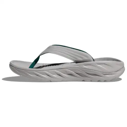 HOKA ONE ONE Ora Recovery Flip Quiet Flip Flops Men's Gray Green