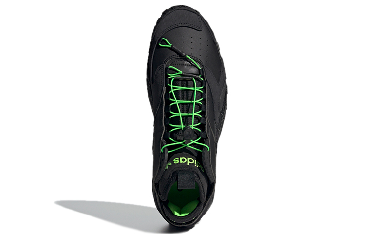 Кроссовки adidas originals Streetball 'Black Solar Green' (черно-зеленые) — фото 5