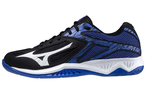 Mizuno Thunder Blade 3 Slip Resistant, Abrasion Resistant, Breathable Low top Badminton Shoes Men's Blue Black