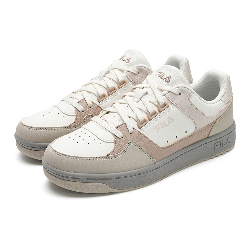 FILA Wear resistant And Lightweight Low top Tennis Shoes Women’s White Brown