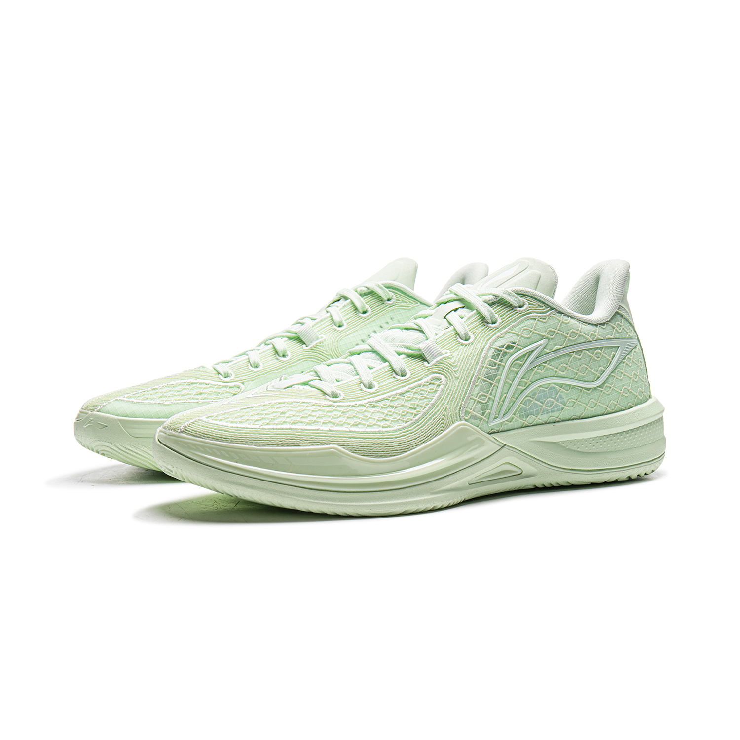 Li Ning Assassin’s Creed 2 Cushioning Slip Resistant Breathable Low top Basketball Shoes Men’s Green