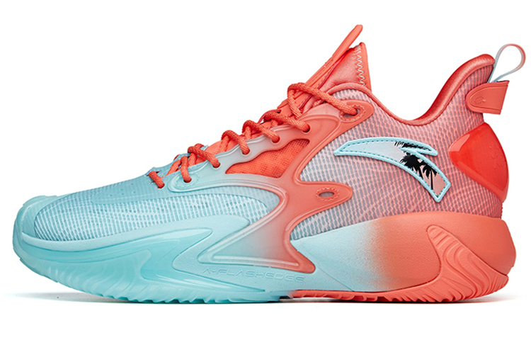 Anta Shock Wave 3 Pro Low top Performance Basketball Shoes Men's Blue Red