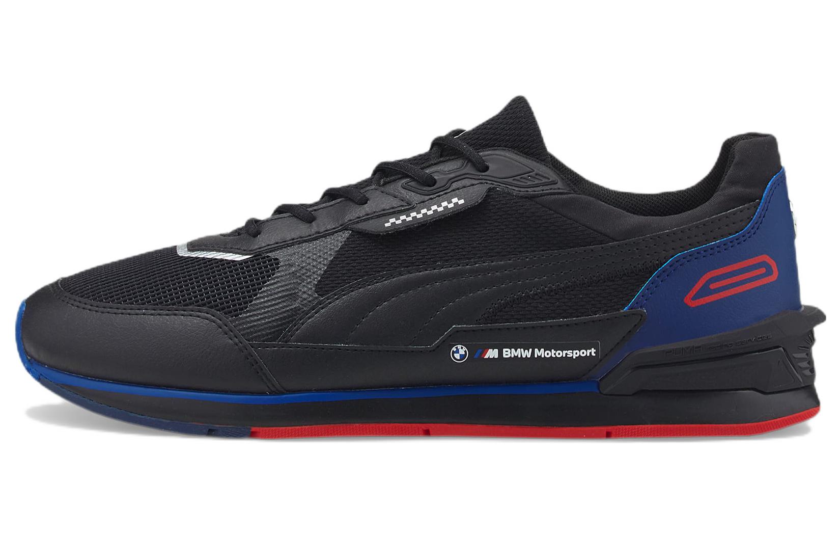 PUMA Puma Bmw M Series Motorsport Low Racer Racing Shoes Low-top Training Shoes Men's Black Blue