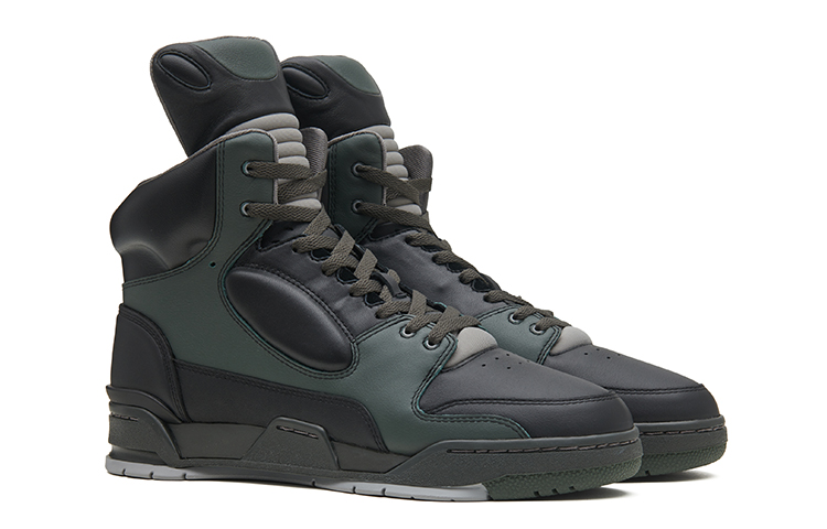 EQLZ EQUALIZER 1980 High top Vintage Basketball Shoes Unisex Black Agate