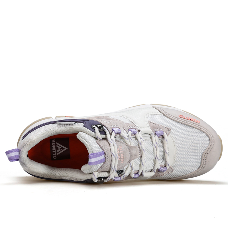 HUMTTO Low top Outdoor Shoes Women’s White Purple