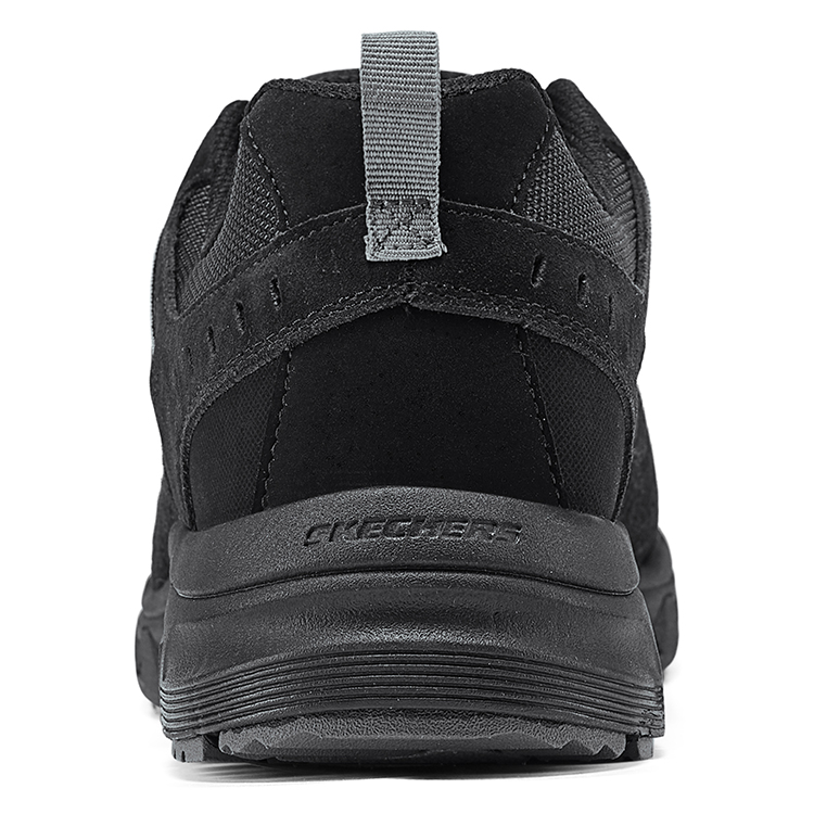 Skechers OUTDOOR MENS Textile, Synthetic Leather Cushioning, Wear Resistant Low top Mountaineering Shoes Men’s Black