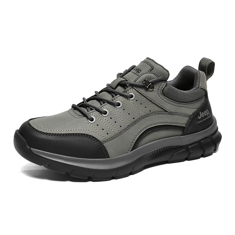 Jeep Cow Split Leather Low top Hiking Shoes Men’s