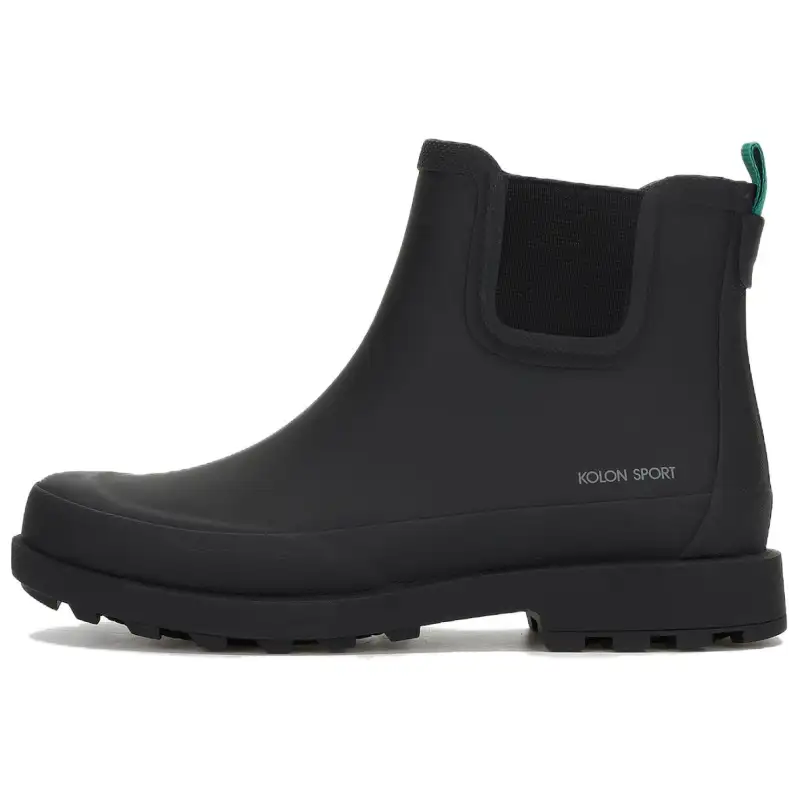KOLON SPORT Waterproof Abrasion Resistant Waterproof And Wear resistant Comfortable Rain Boots Unisex Black
