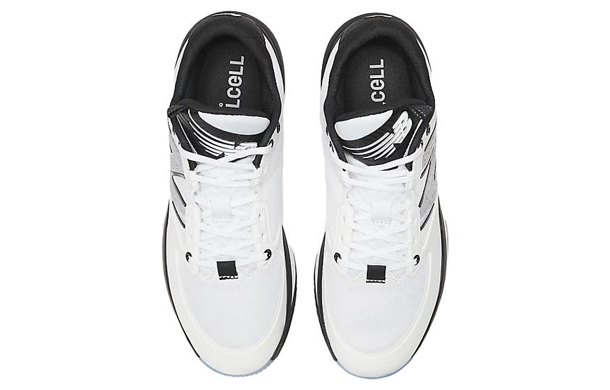 New Balance Hesi Cushioning Abrasion Resistant Breathable Low top Vintage Basketball Shoes Men’s White Black