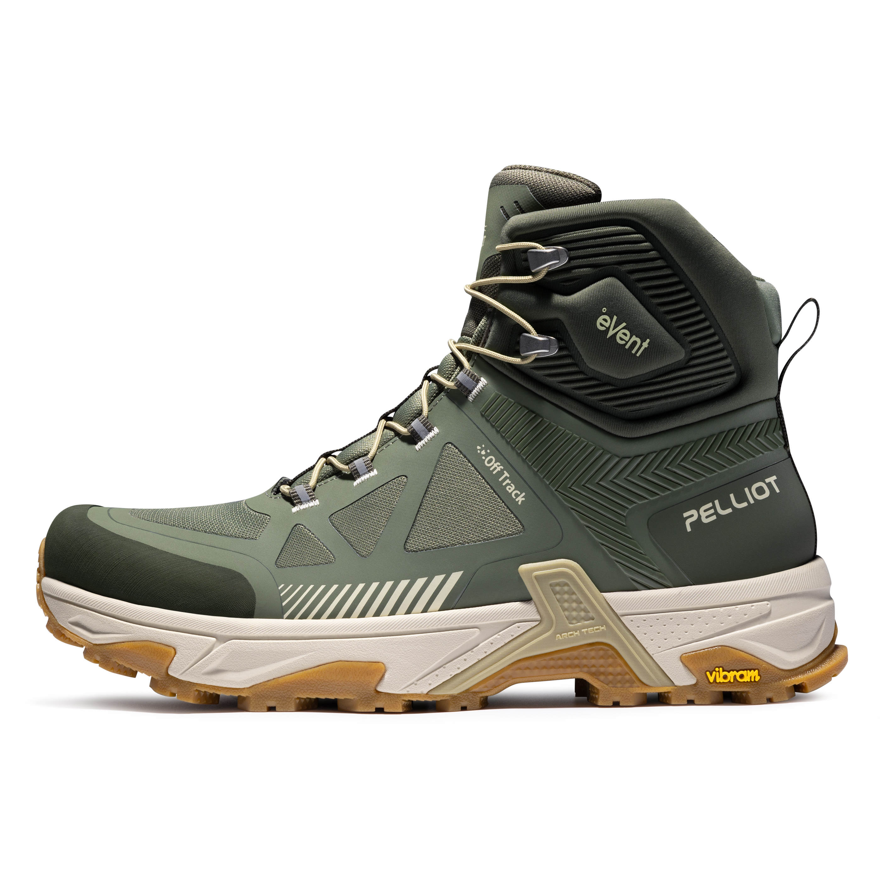 PELLIOT MT Master Cushioning Slip Resistant Abrasion Resistant High top Hiking Mountaineering Shoes Men’s