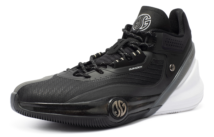 361° AG3 Aaron Gordon 3 Cushioning, Wear Resistant Mid top Performance Basketball Shoes Men’s Obsidian Black