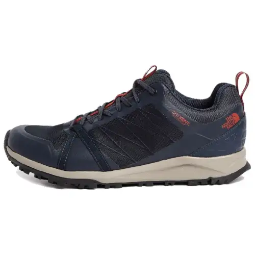 THE NORTH FACE Slip Resistant Abrasion Resistant Low top Hiking Shoes Men's Blue