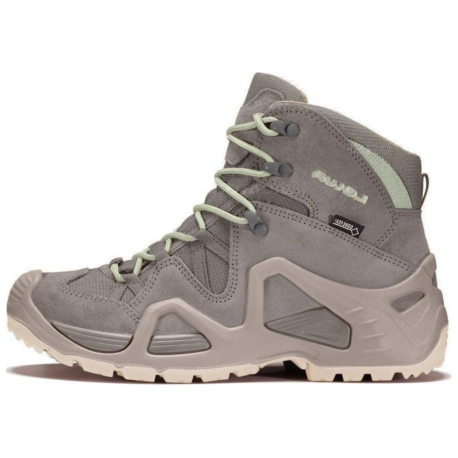Lowa ZEPHYR Slip Resistant Abrasion Resistant Mid top Hiking Shoes Women’s Gray Green