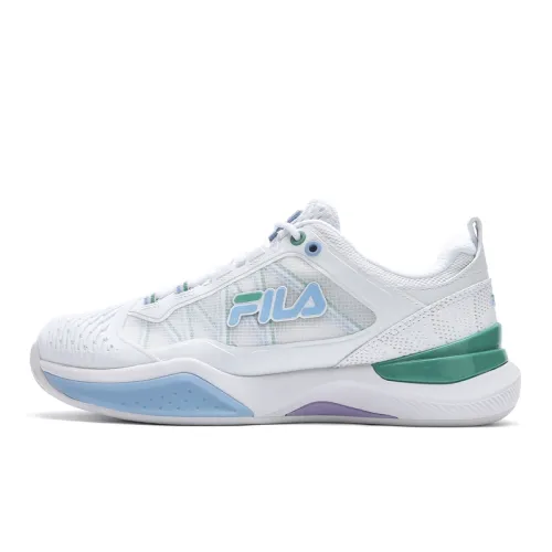 FILA Abrasion Resistant Breathable Support Low top Tennis Shoes Women's White