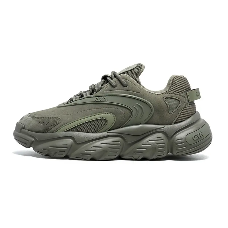 Guirenniao Year of the Horse 2025 Autumn and Winter CNY New Year's Style Fashionable Versatile Daily Commuting Limited Sports Running Shoes Shock Absorbing Wear Resistant Breathable Sweat Absorbent Wrapping Support Balance Lightweight Increase Low Top Dad Shoes Men's Style