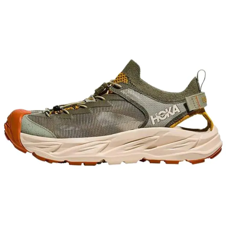 HOKA ONE ONE HOPARA 2 Fabric Slip Resistant, Abrasion Resistant, Breathable River Trekking Shoes Men's Green