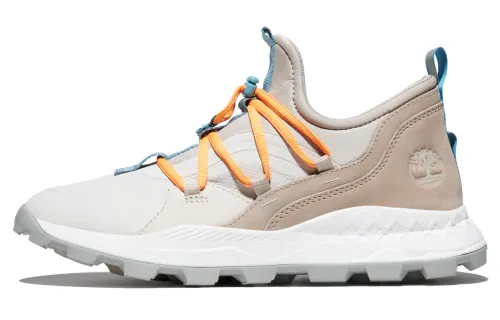 Timberland Brooklyn Leather And Fabric Oxford Trainers 'Light Beige Mesh'