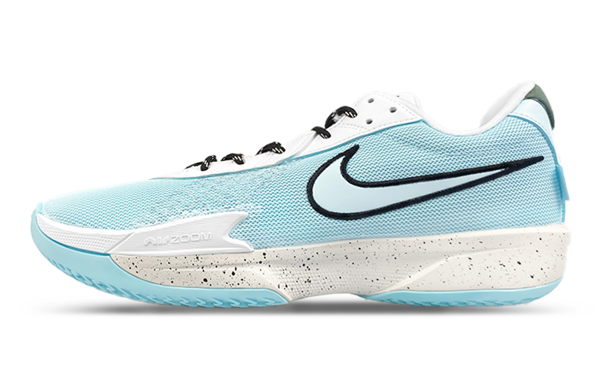 Nike Air Zoom G.T. Cut Academy Moisture Wicking Coverage Breathable Low top Basketball Shoes Unisex Black White Blue